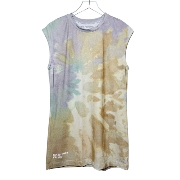 Taylor Swift The Just A Summer Thing Collection Tie Dye Beach Coverup Dress Sz L - Picture 2 of 14